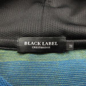 BLACK LABEL CRESTBRIDGE パーカー プルオーバー 長袖 チェック ブルー系 M