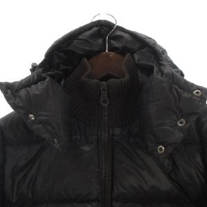 DUVETICA POLLUCE ポルーチェ ダウンジャケット ジップアップ ナイロン U.400.02-1001R 黒系 ブラック 46 アウター