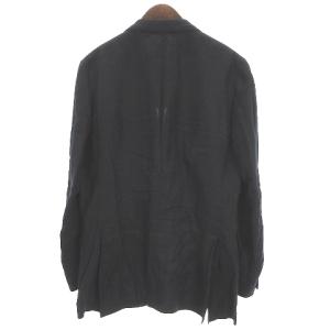 CORNELIANI テーラードジャケット フロント 3B サイドベンツ リネン100% 無地 イタリア製 紺 ネイビー 50 SMV