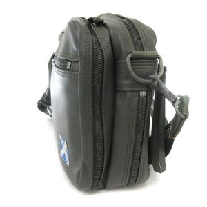 LUGGAGE LABEL LINER ショルダーバッグ ロゴ グレー