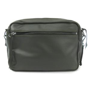 LUGGAGE LABEL LINER ショルダーバッグ ロゴ グレー