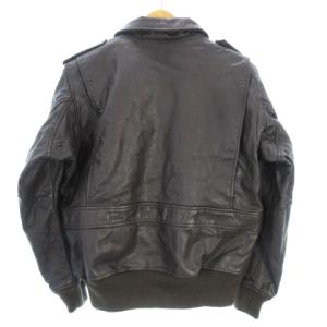 HARLEY DAVIDSON レザージャケット ボアライナー付き ジップアップ ブラウン 36 アウター SMV