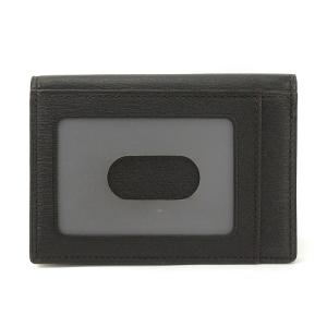 dunhill FP4010E カードケース パスケース 二つ折り メタルプレート ロゴ レザー ブラウン