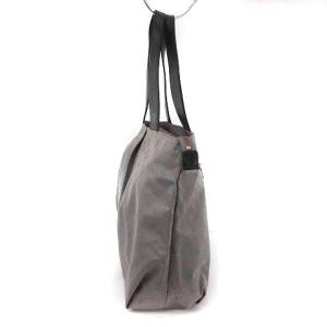 russet トートバッグ ギャザー モノグラム グレー系