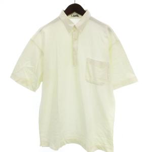 ポロシャツ 半袖 スタンダードカラー 鹿の子 コットン 無地 白  ホワイト SM0 AA