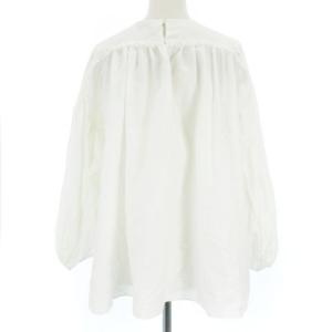 Drawer 近年 ブラウス フリル プルオーバー フリル 6521-299-0740 白 36