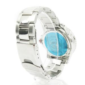 SEIKO PADI プロスペックス ダイバー ズウォッチ ソーラー V157-0BT0 青文字盤 シルバー系
