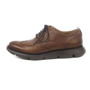 COLE HAAN C34524 ZERO GRAND オムニ ウィングチップオックスフォード シューズ ブラウン
