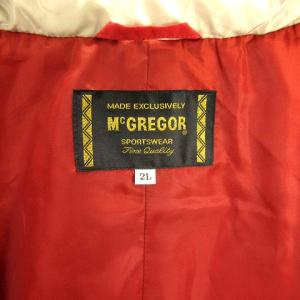 McGREGOR マウンテンパーカー ナイロンジャケット ブルゾン 無地 レッド 2L