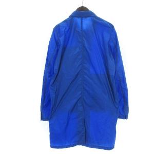 Cruciani 17SS ステンカラーコート ロング 長袖 無地 ナイロン SA07SS17 青 ブルー 46 SM0