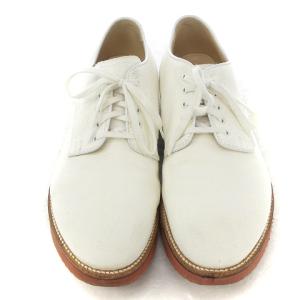 Alden WHITE BUCKS カジュアルシューズ プレーントゥ スエード N6439 白