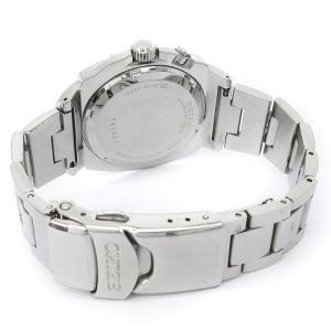 SEIKO SUS キネティック 腕時計 アナログ 自動巻き 3針 デイト表示 5M42-05E0 AGS 黒文字盤 シルバー系