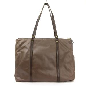 Felisi トートバッグ ビジネス コーティングキャンバス レザー 13-27 ブラウン SM0