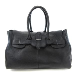 ポーラ ハンドバッグ ミニボストン 黒