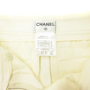 CHANEL 07年 クルーズコレクション デニムパンツ ココマーク 34 白