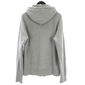 LOOPWHEELER BEAMS PLUS 別注 スウェットパーカー ジップアップ フード 裏起毛 グレー XL