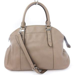 MICHAEL Michael Kors ショルダー ハンドバッグ 2WAY レザー グレージュ系 鞄 SM0