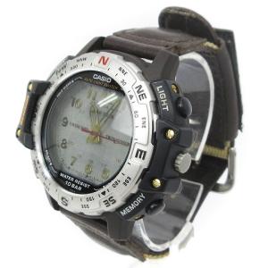 CASIO プロトレック PROTREK 腕時計 PRT-50 アナデジ クオーツ シルバー ブラック系 SM0