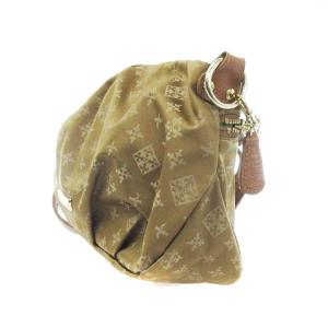 russet ショルダーバッグ 斜めかけ クロスボディ モノグラム 総柄 ナイロン レザー カーキ