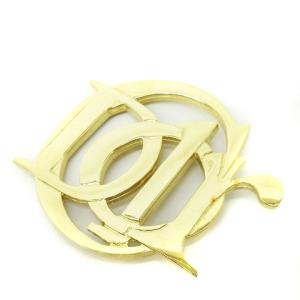 Dior ピンブローチ バッジ ロゴ ゴールドカラー