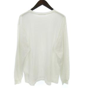 AURALEE 20AW LUSTER PLAITING L/S TEE ロング Tシャツ クルーネック ホワイト