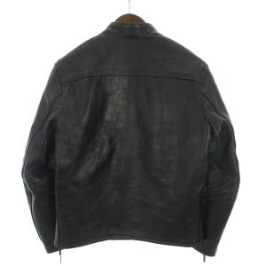 THE REAL McCOY'S BUCO J-100 ホースハイド シングル ライダース ジャケット 36 黒 