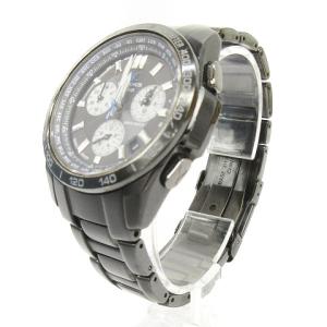 CASIO OCEANUS 腕時計 電波 ソーラー クロノグラフ アナログ OCW-600TD 黒