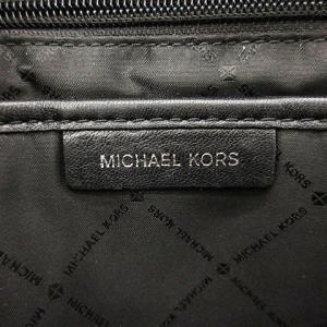 MICHAEL KORS リュックサック バックパック ロゴ キルトステッチ レザー ブラック