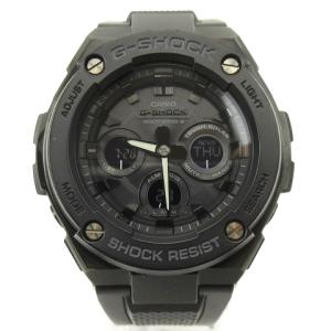 CASIO G-SHOCK G-STEEL 電波ソーラー アナデジ 腕時計 GST-W300G-1A1JF ブラック