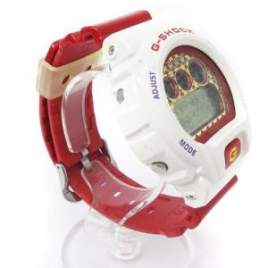 CASIO G-SHOCK クレイジーカラーズ 腕時計 デジタル クオーツ 星柄文字盤 DW-6900SC ホワイト レッド
