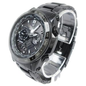 CASIO EDIFICE 腕時計 3D クロノグラフ タフソーラー マルチバンド6 EQW-T1010 ブラック