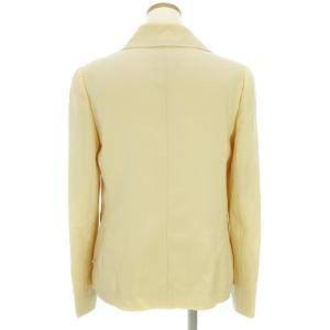 CHANEL 07P テーラードジャケット カットオフ ココマーク 金ボタン 38 アイボリー