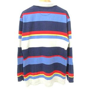POLO RALPH LAUREN 国内正規 ラガーシャツ 長袖 ボーダー クラシックフィット ホース刺繍 LG マルチカラー SM0
