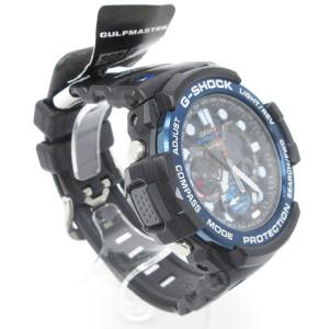 CASIO G-SHOCK GULFMASTER 腕時計 アナログ クオーツ クロノグラフ GN-1000B ブラック