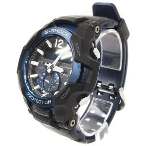 CASIO G-SHOCK グラビティマスター 腕時計 タフソーラー アナデジ Bluetooth対応 GR-B100 ブラック ブルー