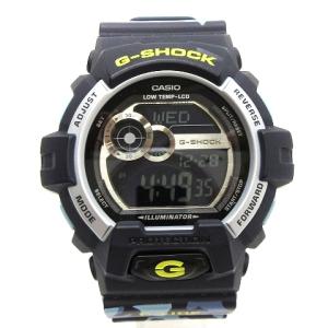 CASIO G-SHOCK G-LIDE 腕時計 迷彩 カモフラ クオーツ デジタル GLS-8900CM 青 ブルー 黒 ブラック ウォッチ SM0