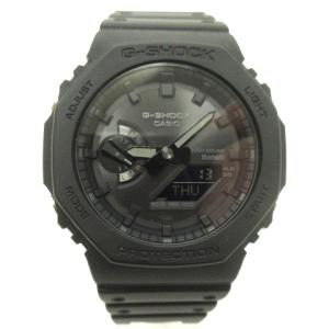 CASIO G-SHOCK 腕時計 八角形フォルム 電波 タフソーラー アナデジ GA-B2100-1A1JF ブラック