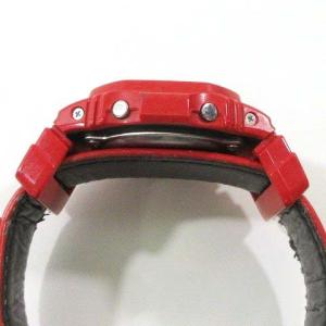 CASIO G-SHOCK G-LIDE 腕時計 GLS-5600L クオーツ デジタル パテントレザーバンド レッド