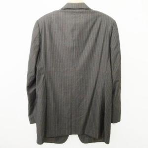 ARMANI COLLEZIONI シングル スーツ セットアップ ストライプ 3B ジャケット スラックス フォーマル イタリア製