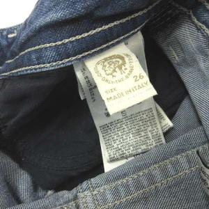 DIESEL THAVAR 0840S スキニー デニムパンツ ダメージ加工 ジッパーフライ インディゴ