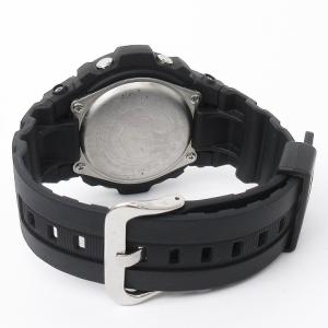 CASIO G-SHOCK アナデジ 腕時計 ラウンド クオーツ AW-590 ブラック
