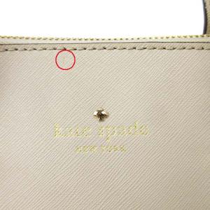 kate spade new york 2WAY ハンドバッグ ショルダーバッグ 斜め掛け 牛革 レザー グレージュ