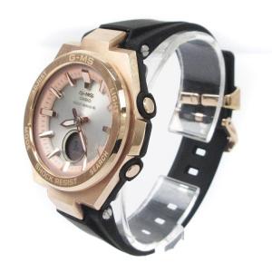 BABY-G CASIO 腕時計 マルチバンド6 ソーラー アナデジ MSG-W200G-1A1JF ピンクゴールド ブラック ウォッチ SM0