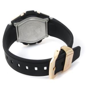 BABY-G CASIO 腕時計 マルチバンド6 ソーラー アナデジ MSG-W200G-1A1JF ピンクゴールド ブラック ウォッチ SM0
