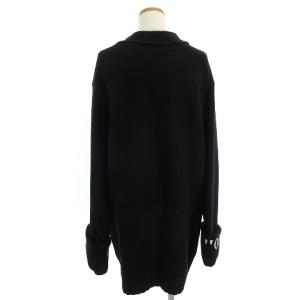 Off-White OWHB003E18553059 カーディガン オーバーサイズ 42 黒