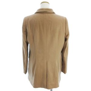 Aquascutum テーラード ジャケット シングル 長袖 カシミヤ 無地 センターベント 総裏 ベージュ 10 アウター SM0