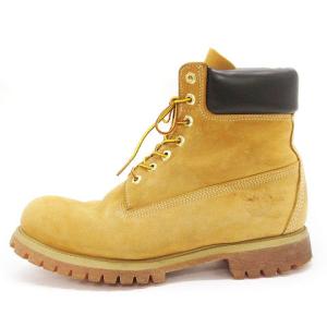 Timberland 6インチ プレミアムブーツ ヌバック イエローブーツ 10061 ウィート 茶系 9.5W SM0
