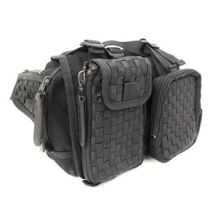 PORTER ウエストバッグ ポーチ ボディバッグ メッシュ 編み込み ナイロン ブラック 黒 SM0