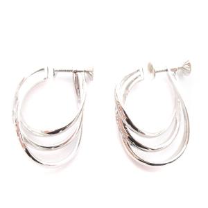 mimi&roger K18WG イヤリング ダイヤモンド 0.07ct ネジ式 ホワイトゴールド SM0