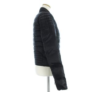 POLO RALPH LAUREN ダウンジャケット ダブル ライダース風 無地 ナイロン ブラック